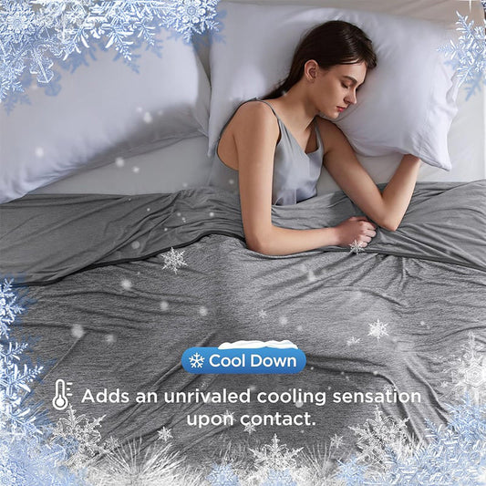 CoolNest – Leichte Kühlende Decke mit Weichem Wendedesign