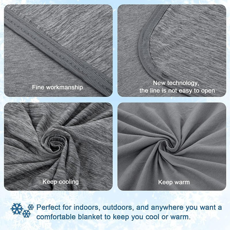 CoolNest – Leichte Kühlende Decke mit Weichem Wendedesign