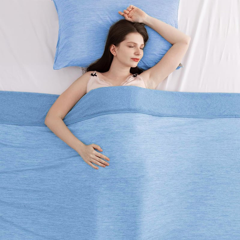 CoolNest – Leichte Kühlende Decke mit Weichem Wendedesign