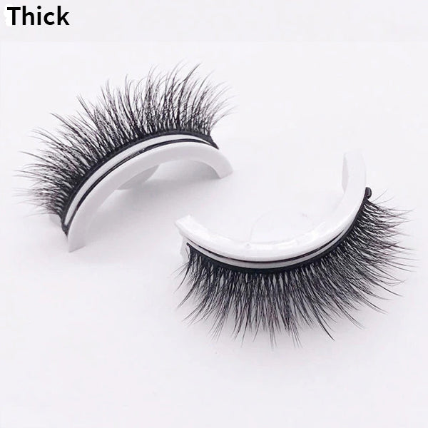 Amelia – Wiederverwendbare Selbstklebende Künstliche Wimpern mit Waschbarem Design | 1+1 Gratis