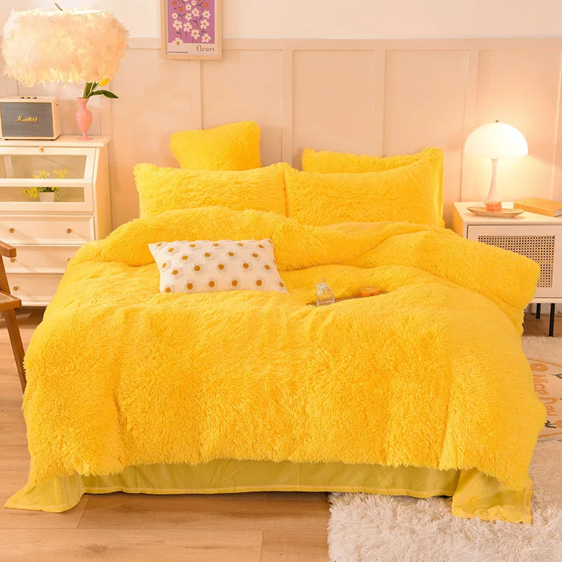 Teddy – Flauschiges Fleece-Bettwäsche-Set für gemütlichen Komfort
