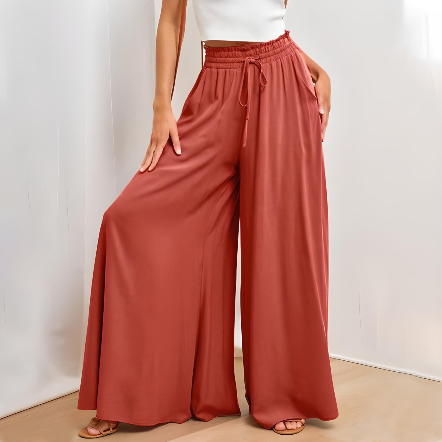 ElegantEase – Weiche Freizeithose für Damen mit schickem Comfort Fit