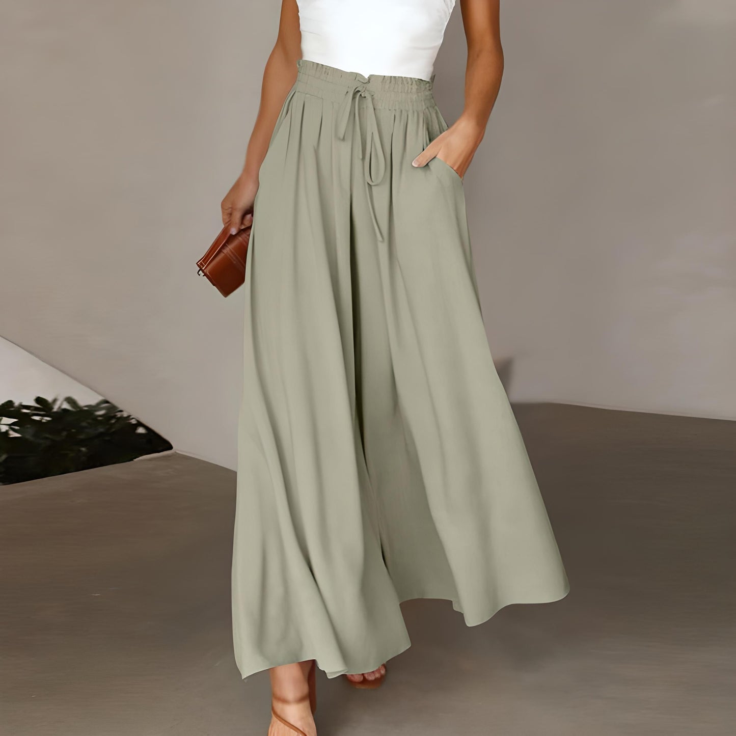 ElegantEase – Weiche Freizeithose für Damen mit schickem Comfort Fit