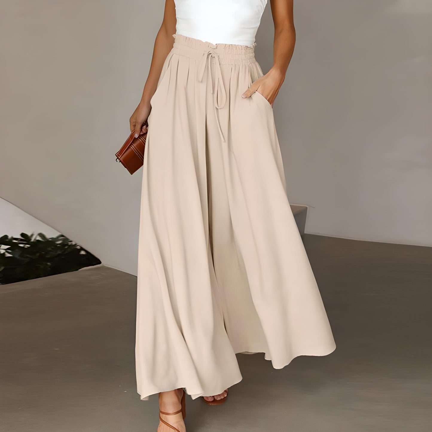 ElegantEase – Weiche Freizeithose für Damen mit schickem Comfort Fit